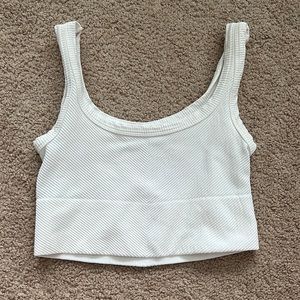 White Crop Top